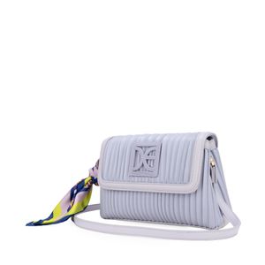 Bolsa Crossbody Chica Con Mascada Color Lila