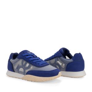 Tenis Deportivos Con Transparencias Color Azul Eléctrico