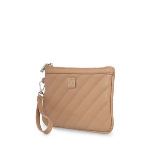 Monedero Grande Con Maneral Color Nude