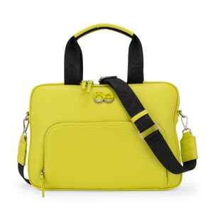 Bolsa Porta Laptop 15 Plg Atemporal color Verde Limón