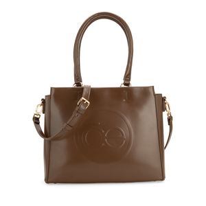 Bolsa Satchel Atemporal Color Café