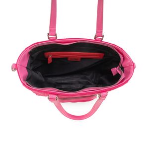 Bolsa Tote Acolchada Color Rosa