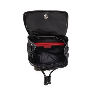 Mochila Mediana Acolchada Color Negro