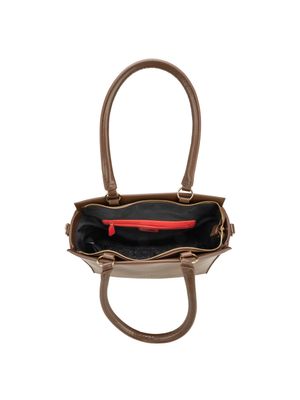 Bolsa Satchel Atemporal Color Café