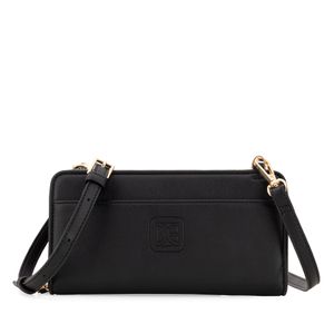 Cartera Cierre Sencillo Doble Función Color Negro