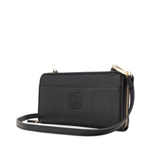 Cartera Cierre Sencillo Doble Función Color Negro