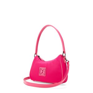 Bolsa Hobo Chica Textil Color Rosa