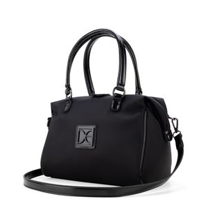 Bolsa Bowling Mediana Textil Color Negro