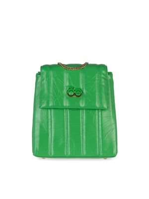 Mochila Acolchada Color Verde
