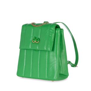 Mochila Acolchada Color Verde