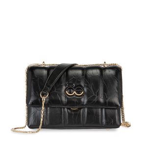 Bolsa Briefcase Chica Asa De Cadena Color Negro