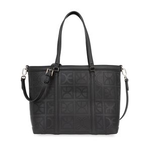 Bolsa Tote Grande Doble Función Color Negro
