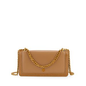 Cartera Flap Grande Doble Función Color Café