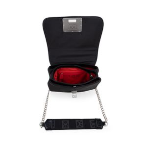 Bolsa Briefcase Textil Asa De Cadena Color Negro