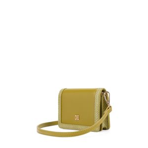 Cartera Flap Chica Doble Función Color Verde