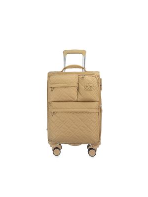 Maleta Chica De Cabina 20 Plg Textil Color Beige