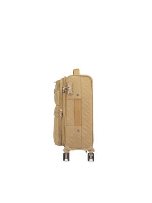 Maleta Chica De Cabina 20 Plg Textil Color Beige