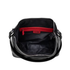 Bolsa Hobo Acolchada Color Negro