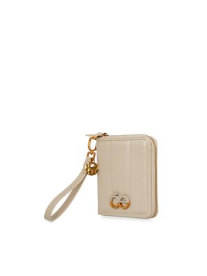 Cartera Porta Pasaporte Mediana Acolchada Color Fango