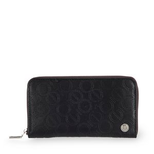 Cartera Grande Cierre Sencillo color Negro