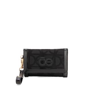 Cartera Mediana Flap con Maneral color Negro
