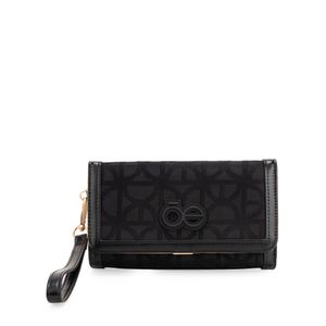 Cartera Grande Flap con Maneral color Negro