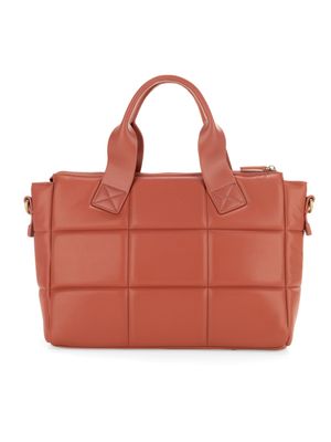 Bolsa Tote Acolchada color Tan