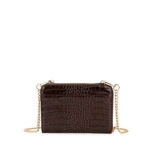 Cartera Maxi Cierre Sencillo color Café