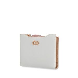 Cartera Mediana con Tarjetero Desprendible color Beige