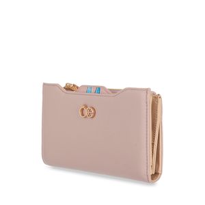 Cartera Grande con Tarjetero Desprendible color Rosa
