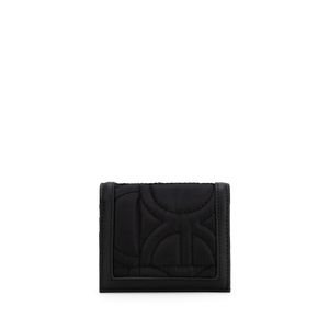 Cartera Flap Chica Textil color Negro