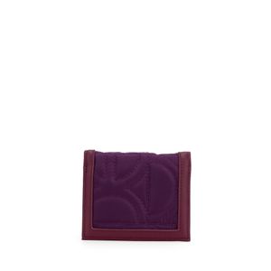 Cartera Flap Chica Textil color Morado