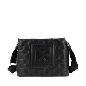 Bolsa Crossbody Bordado Monograma color Negro