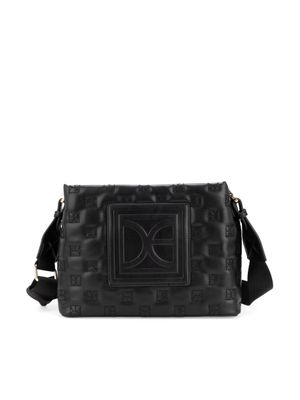 Bolsa Crossbody Bordado Monograma color Negro