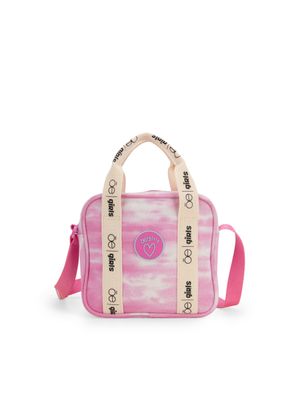 Bolsa Satchel Mediana Para Niñas Tie Dye Color Rosa