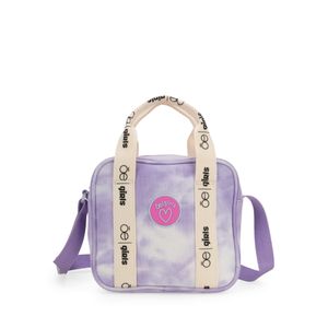 Bolsa Satchel Mediana para Niñas Tie Dye color Lila