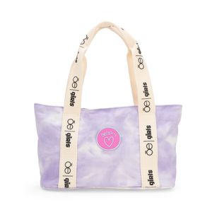 Bolsa Tote Mediana para Niña Tie Dye color Lila