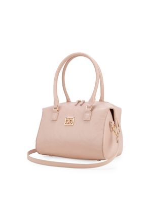 Bolsa Bowling Monograma Troquelado color Rosa