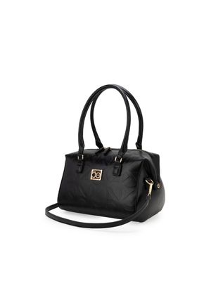 Bolsa Bowling Monograma Troquelado color Negro