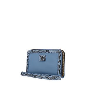 Cartera Mediana Cierre Sencillo con Maneral color Azul