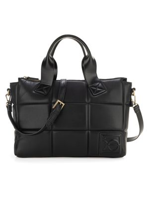 Bolsa Tote Acolchada color Negro