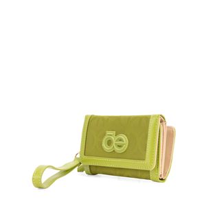 Cartera Mediana Flap con Maneral color Verde