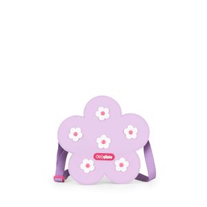 Bolsa Crossbody Flor Para Niñas Color Lila