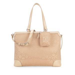 Bolsa Porta Laptop 15 Plg Textil Color Beige