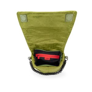 Bolsa Briefcase Textil Grande Color Verde