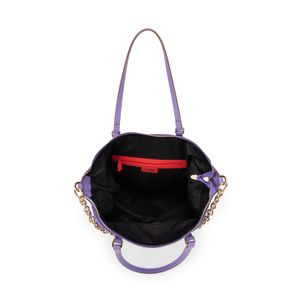 Bolsa Tote Textil Cadena Color Lila