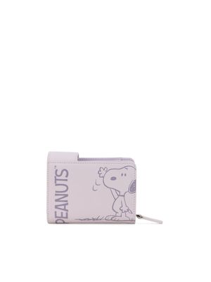 Cartera Flap Chica Peanuts x Oe color Lila