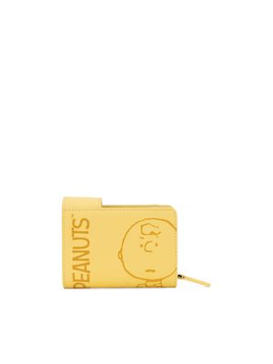 Cartera Flap Chica Peanuts x Oe color Amarillo