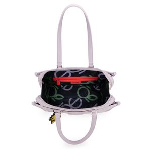 Bolsa Satchel Grande Peanuts x Oe color Lila