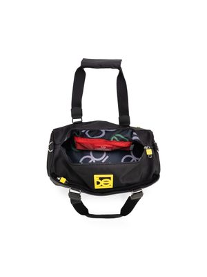 Duffle Bag Mediana Peanuts x Oe color Negro